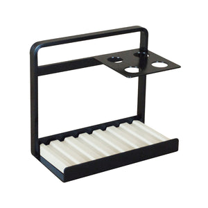 歯ブラシスタンド　ドライトレイ付　ブラック