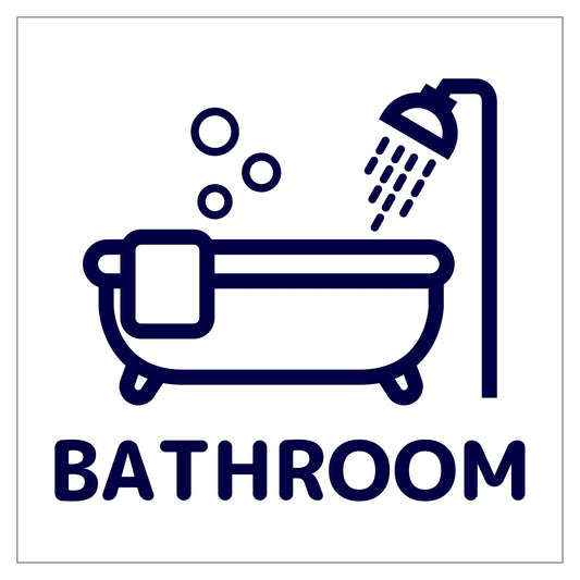 １５０角アルミ複合板ピクトサイン　ＢＡＴＨＲＯＯＭ