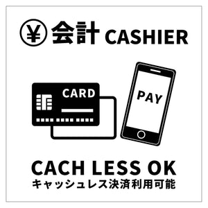 １５０角アルミ複合板ピクトサイン　キャッシュレス決済利用