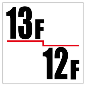 １５０角アルミ複合板ピクトサイン　１２Ｆ１３Ｆ