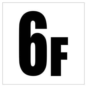 １５０角アルミ複合板ピクトサイン　６Ｆ