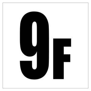 １５０角アルミ複合板ピクトサイン　９Ｆ