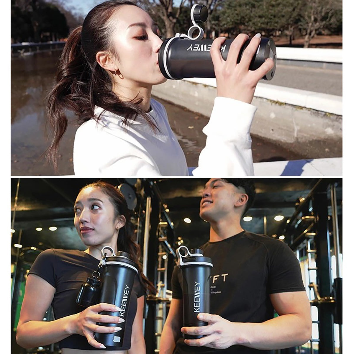 キウイ 電動プロテインシェイカー K620 600mL 電動シェーカー 小型 充電式