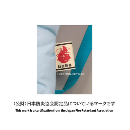 日本防炎協会認定　防災ずきん/防災頭巾　カネカロン防災クッション　イエロー　S/M/L