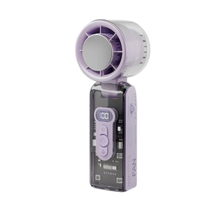 冷却ハンディファン３６００ｍＡｈ（１０Ｗ）　パープル　ＦＣ８　幅６０×奥行５３×高さ１６５