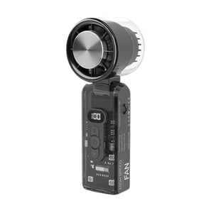 冷却ハンディファン３６００ｍＡｈ（１０Ｗ）　ブラック　ＦＣ８　幅６０×奥行５３×高さ１６５