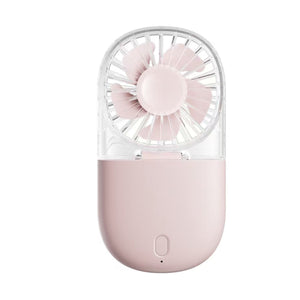 折り畳み式扇風機１２００ｍＡｈ　ピンク　Ｎ２１　幅６５×奥行１２３×高さ２０