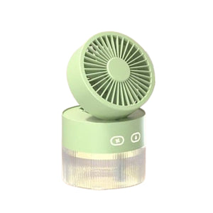 アイスミスト卓上加湿ファン　グリーン　Ｃ８８　幅１１０×奥行１１０×高さ１３２