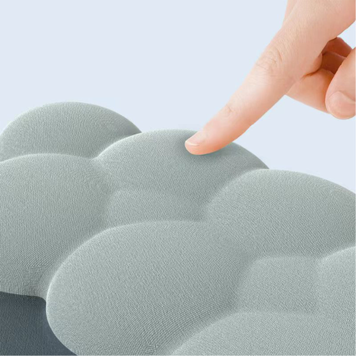 リストレスト付きマウスパッド薄い紫　ＭＰ－１　幅２４８×奥行１５×高さ２６５