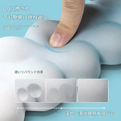 マウスリストレスト　グラデーション（水色）　ＭＰ－２　幅１２０×奥行２２×高さ８３