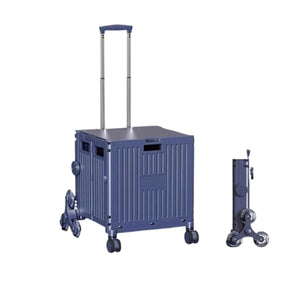 折り畳みキャリーカート　８０Ｌ　パープル　９００１　（折り畳みサイズ）幅４１７×奥行９０×高さ４６５