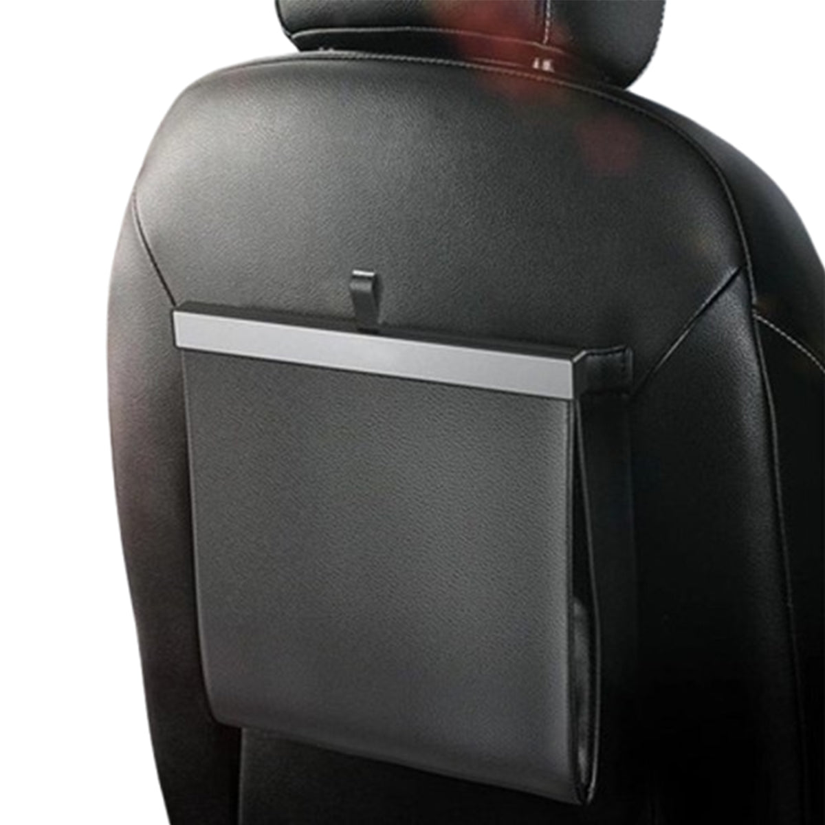 フック型車用ゴミ箱　ブラック　４５７８　幅２６５×奥行１５×高さ２９０