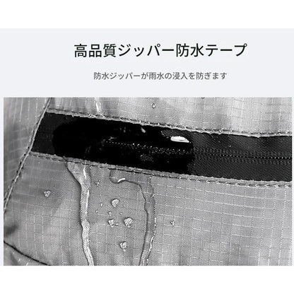 折り畳み防水リュック　アクア　５１９　幅７３０×奥行５０×高さ１６５
