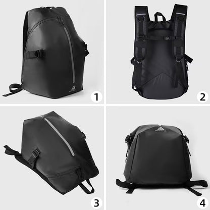 バイク用防水リュック　ブラック　ＢＢＰ０１　幅４００×奥行６０×高さ５８０