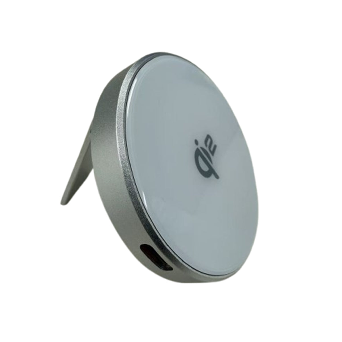 ｑｉ２充電器　シルバー　ＭＸＣＤ－０５　幅６０×奥行１０×高さ６０