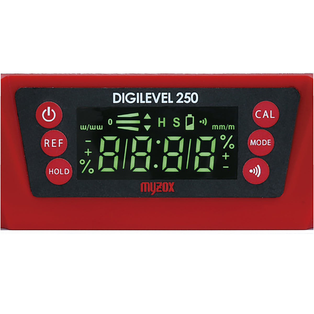 デジレベル250 勾配計 水平器 254×27×59mm – GREEN CROSS-select