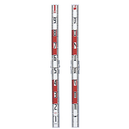 二ツ折標尺　スタッフ　１ｍ×２ツ折