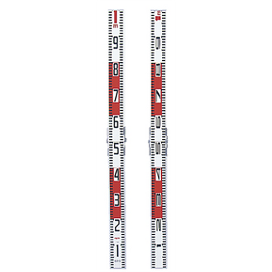二ツ折標尺　スタッフ　１ｍ×２ツ折