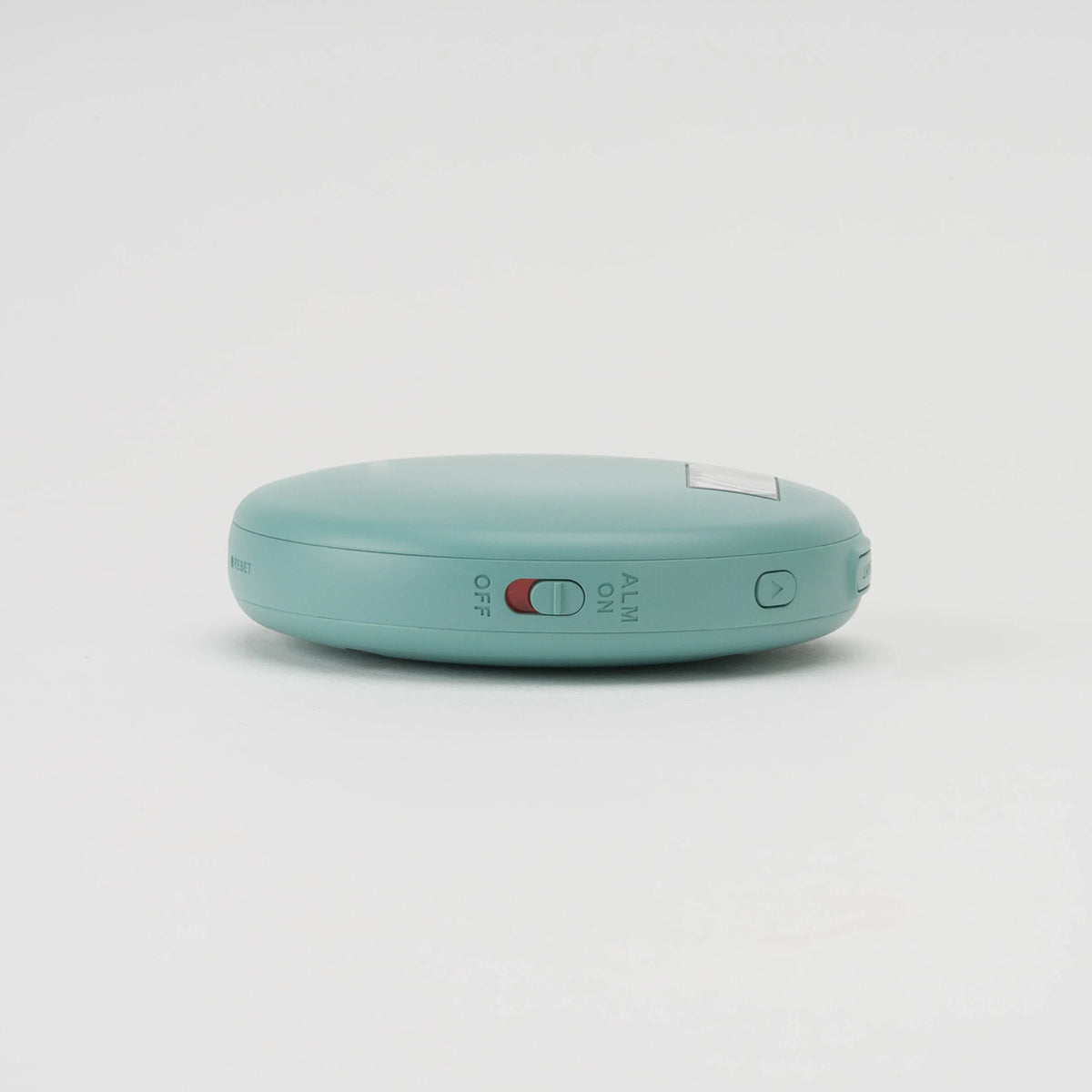 バイブレーション　アームクロック　振動式アラーム　ティーブルー　直径90×高さ25mm