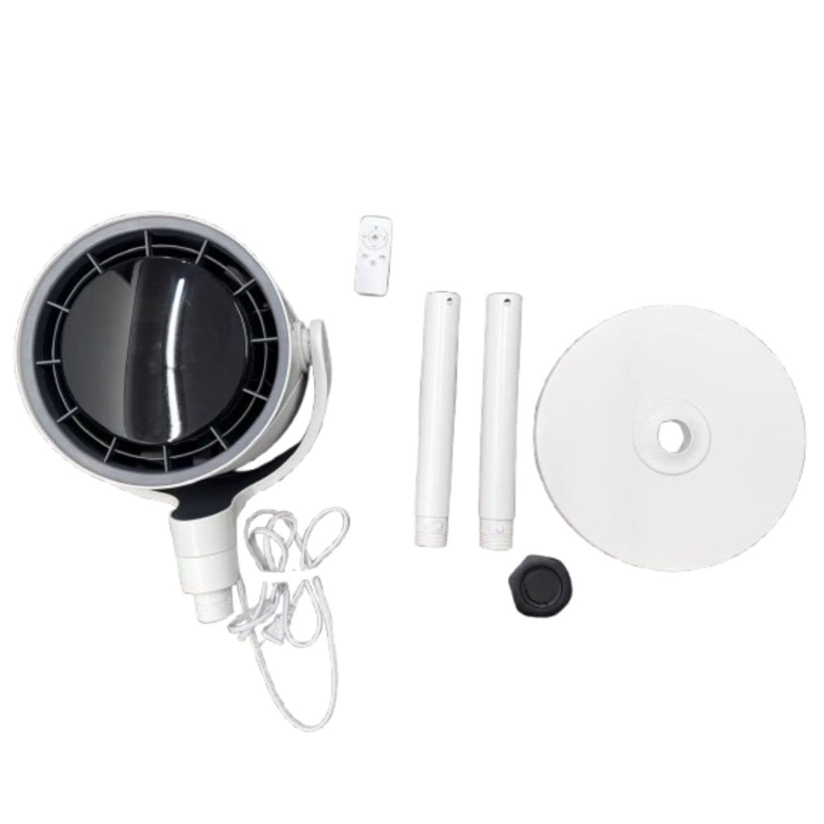 サーキュレーター 扇風機 暑さ対策 部屋干し リモコン付き ホワイト