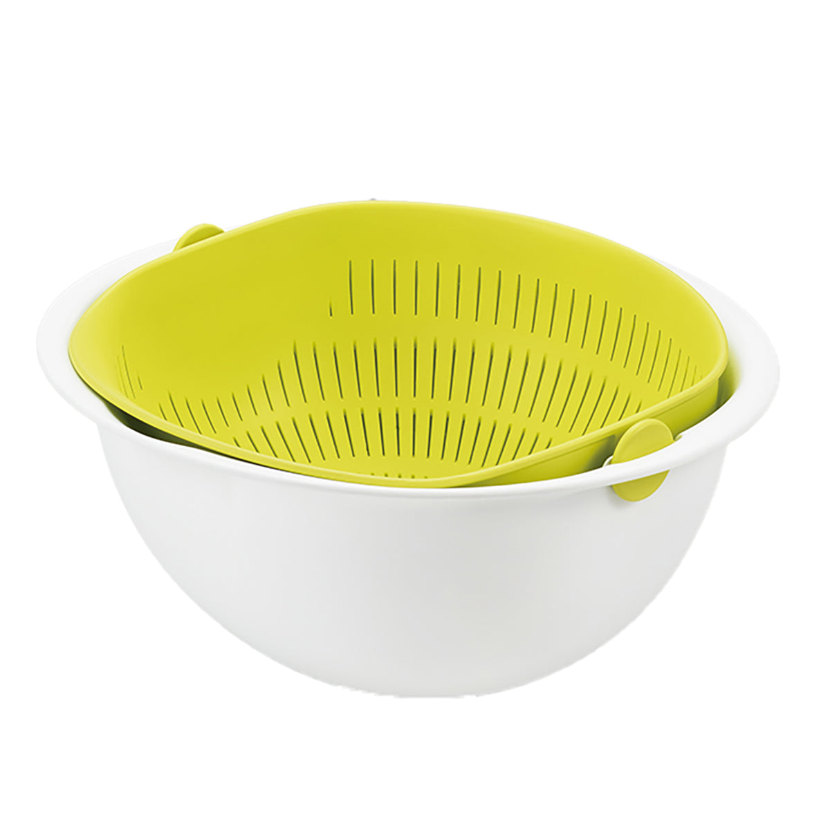 ミラくる ザル・ボウル  米とぎセット 調理器具 幅26.5×奥行28×高さ13.1cm