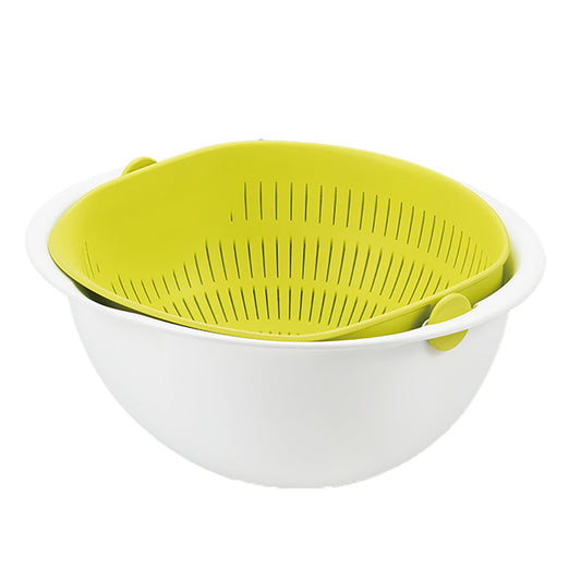 ミラくる ザル・ボウル  米とぎセット 調理器具 幅26.5×奥行28×高さ13.1cm