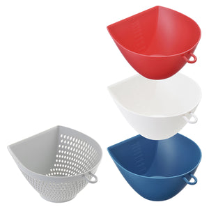 チリトリ ザル ボウル L トリコロールセット 調理器具 幅16.5×奥行18.2×高さ8.6(L)cm