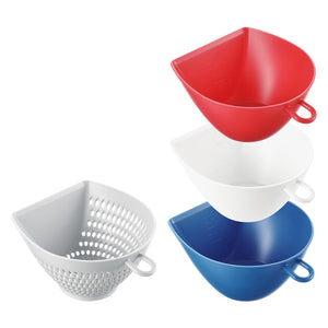 チリトリ ザル ボウル S トリコロールセット 調理器具 幅12×奥行14×高さ6.2(M)cm