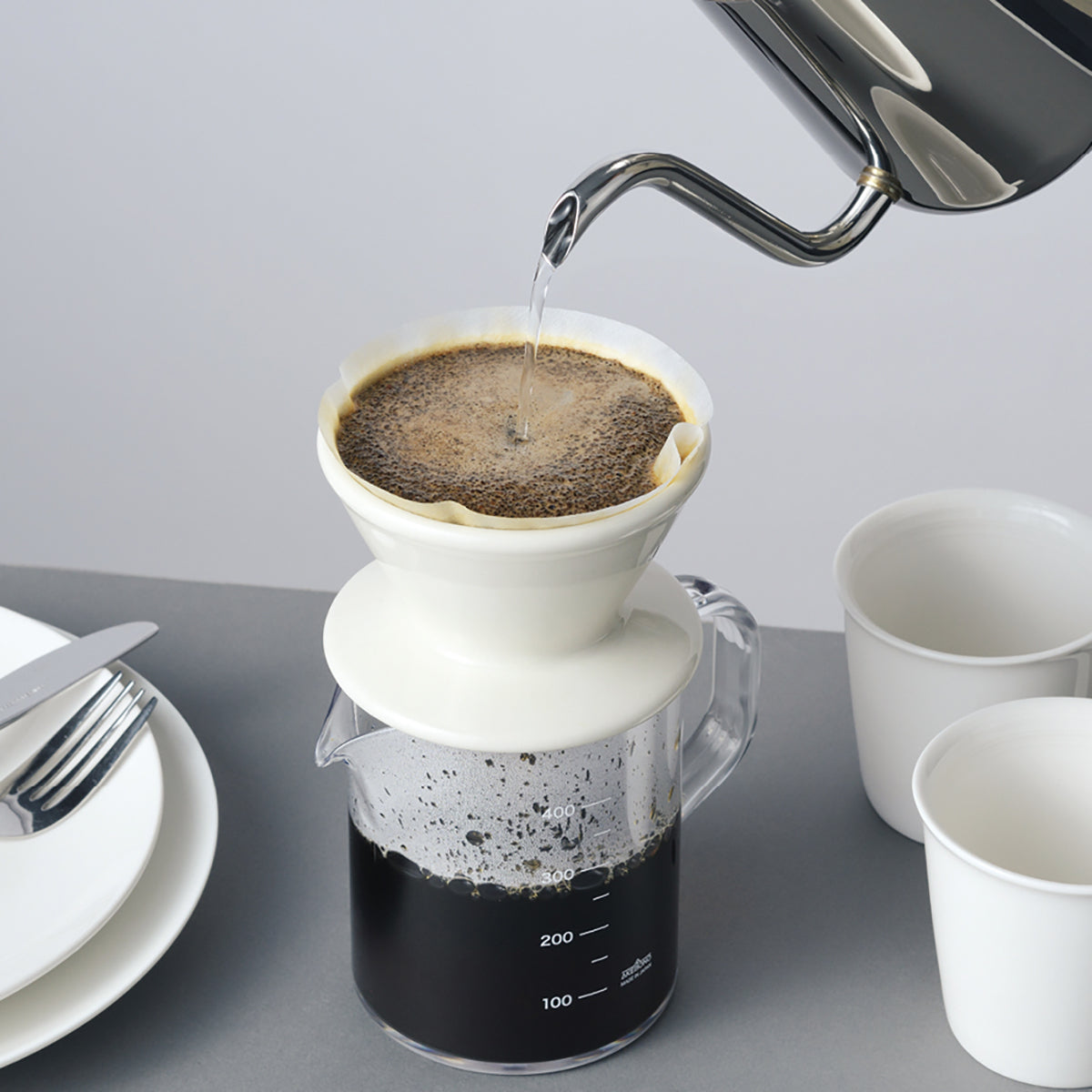 コーヒーサーバーストロン 400ml ビーカー 計り 計量カップ 調理器具
