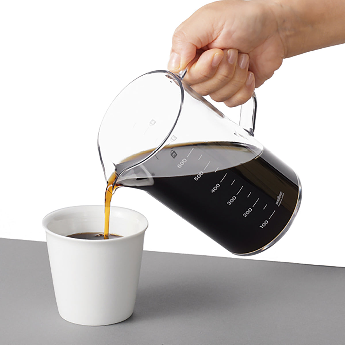 コーヒーサーバーストロン 600ml ビーカー 計り 計量カップ 調理器具