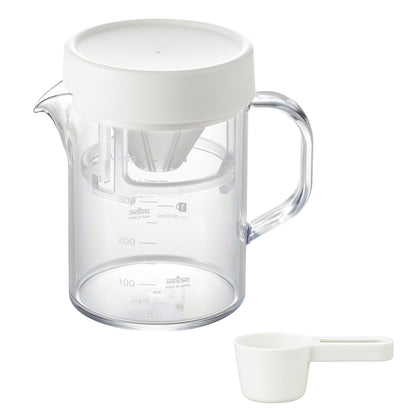 コーヒーサーバーストロン 400ml ビーカー コンパクトドリッパーセット ホワイト