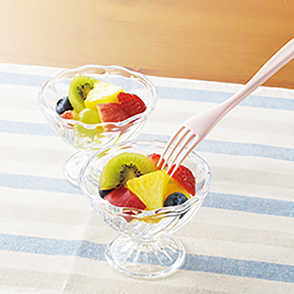 なめらかケーキフォーク3本セット フォーク カトラリー 食器 幅2.3×奥行1.9×高さ14.7cm