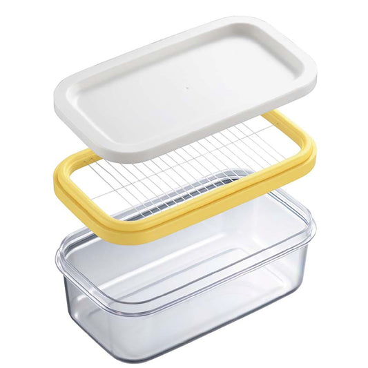 カットできちゃう バターケース 保存容器 ケース 幅16.5×奥行9.5×高さ6.8cm