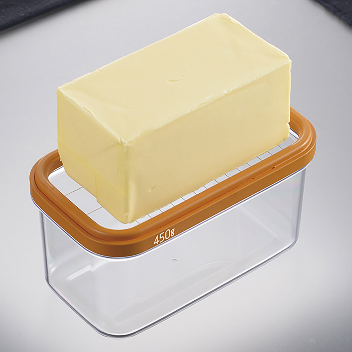 バターカッティングケース 保存容器 ケース 幅16.7×奥行9.5×高さ10.2cm