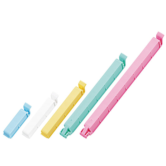 トージー 5本セット 保存 クリップ 幅1.2×奥行5.9～20.1×高さ2～2.4cm