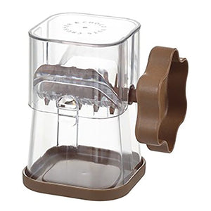 チョコナッツクラッシャー 粉砕機 調理器具 お菓子作り ブラウン 幅9.8×奥行7.4×高さ10.4cm