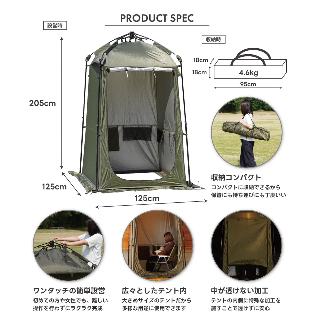 FUTURE FOX 防災用 トイレ テント プライバシーテント 着替え 目隠し