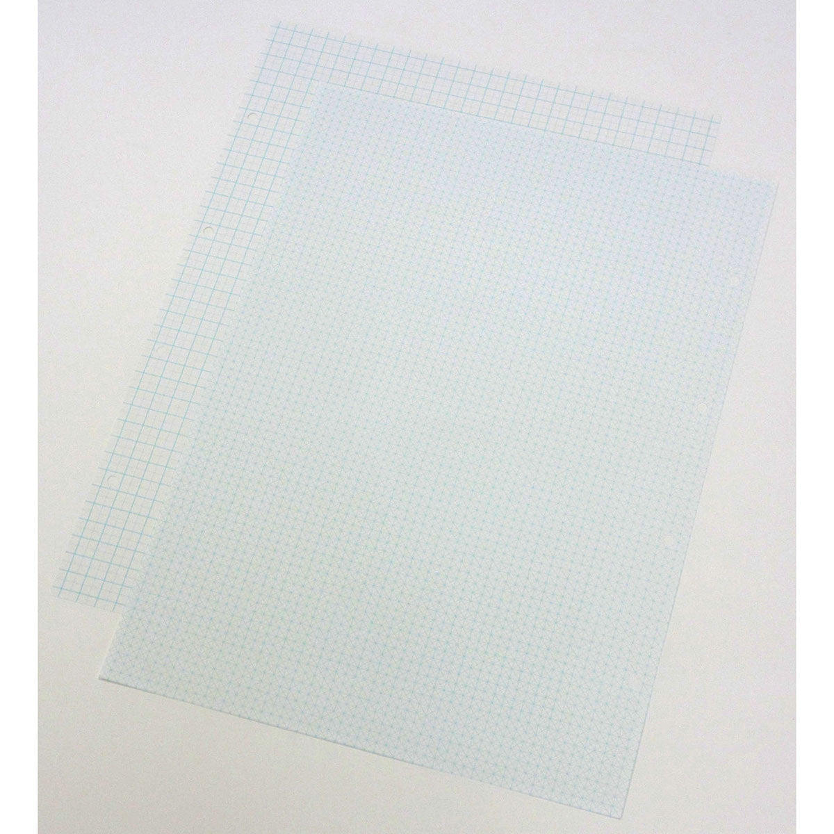 正方眼１０mm／５mm　８切りペーパー４穴１００枚