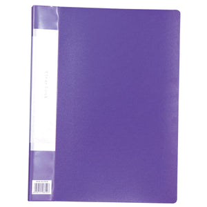 クリアブックＢ　厚　Ａ４　２０ポケット　パープル