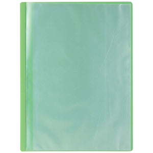 薄型クリアブックＡ４　横入れ　１０ポケット　グリーン