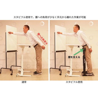 アルケリス　立ち仕事サポート　スタビフル　ウレタンロールクッション