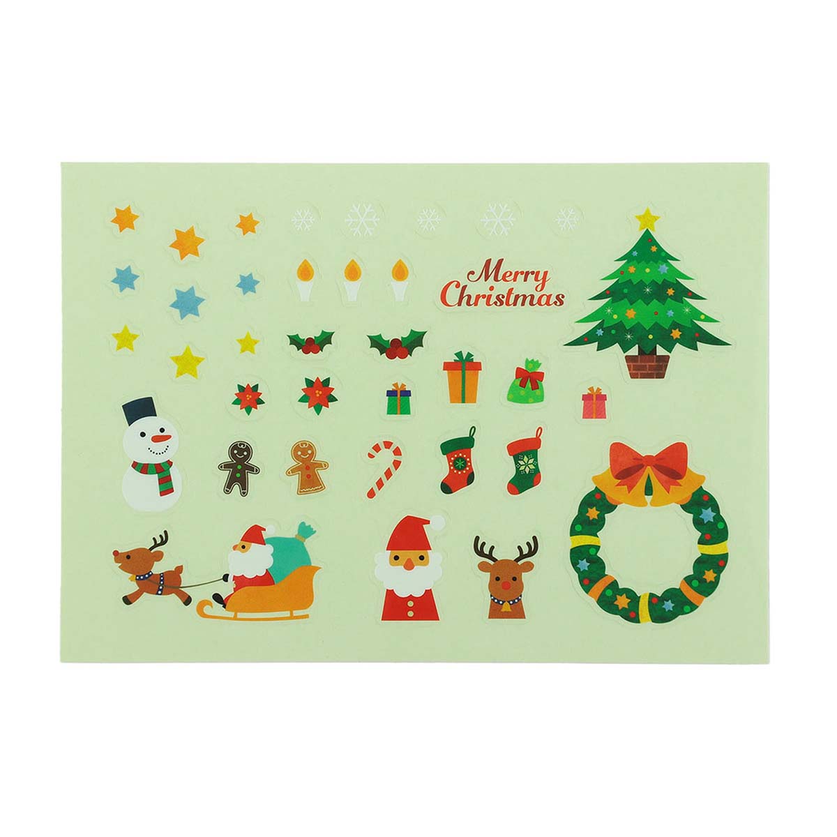 クリスマスシール　５枚セット　105×148mm