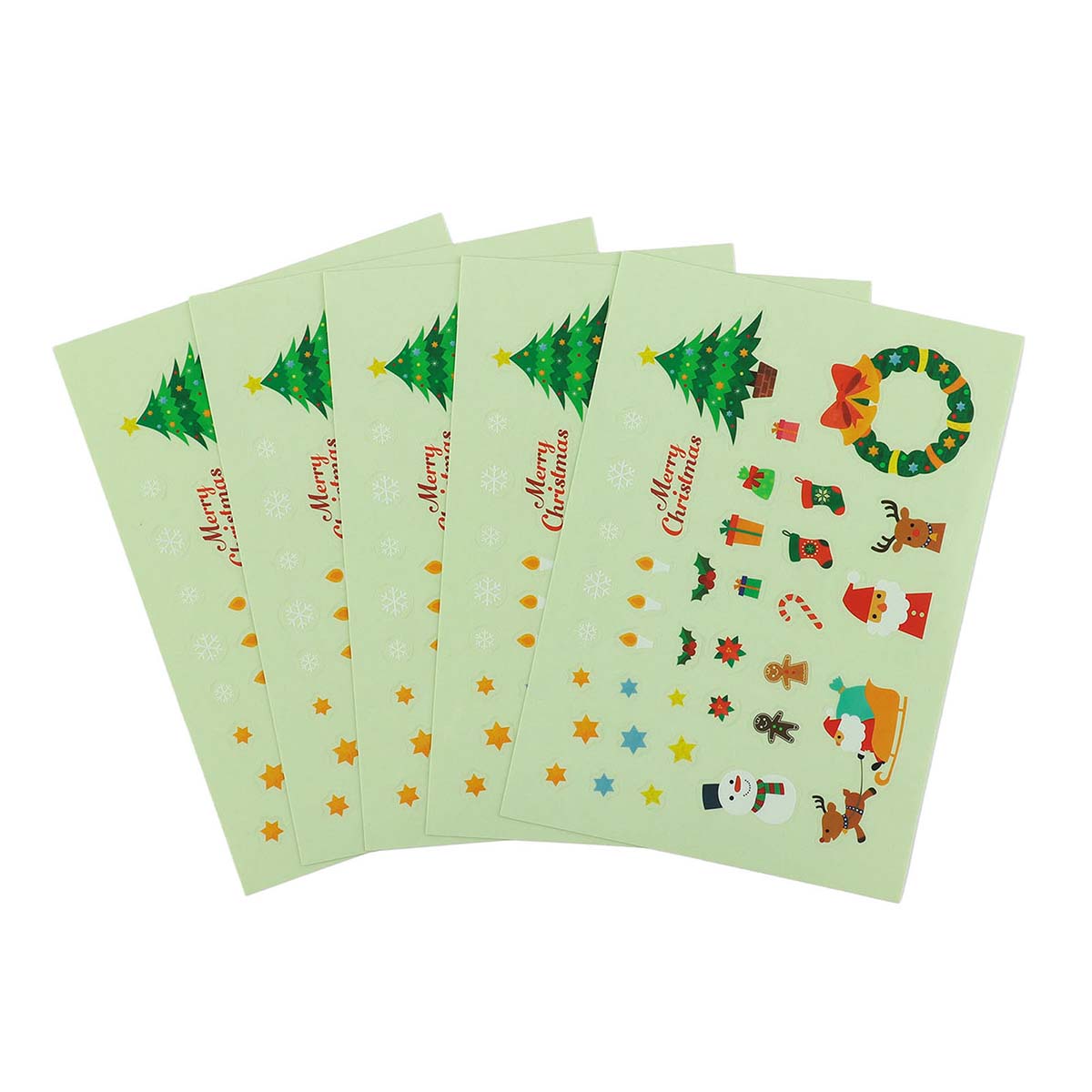 クリスマスシール　５枚セット　105×148mm