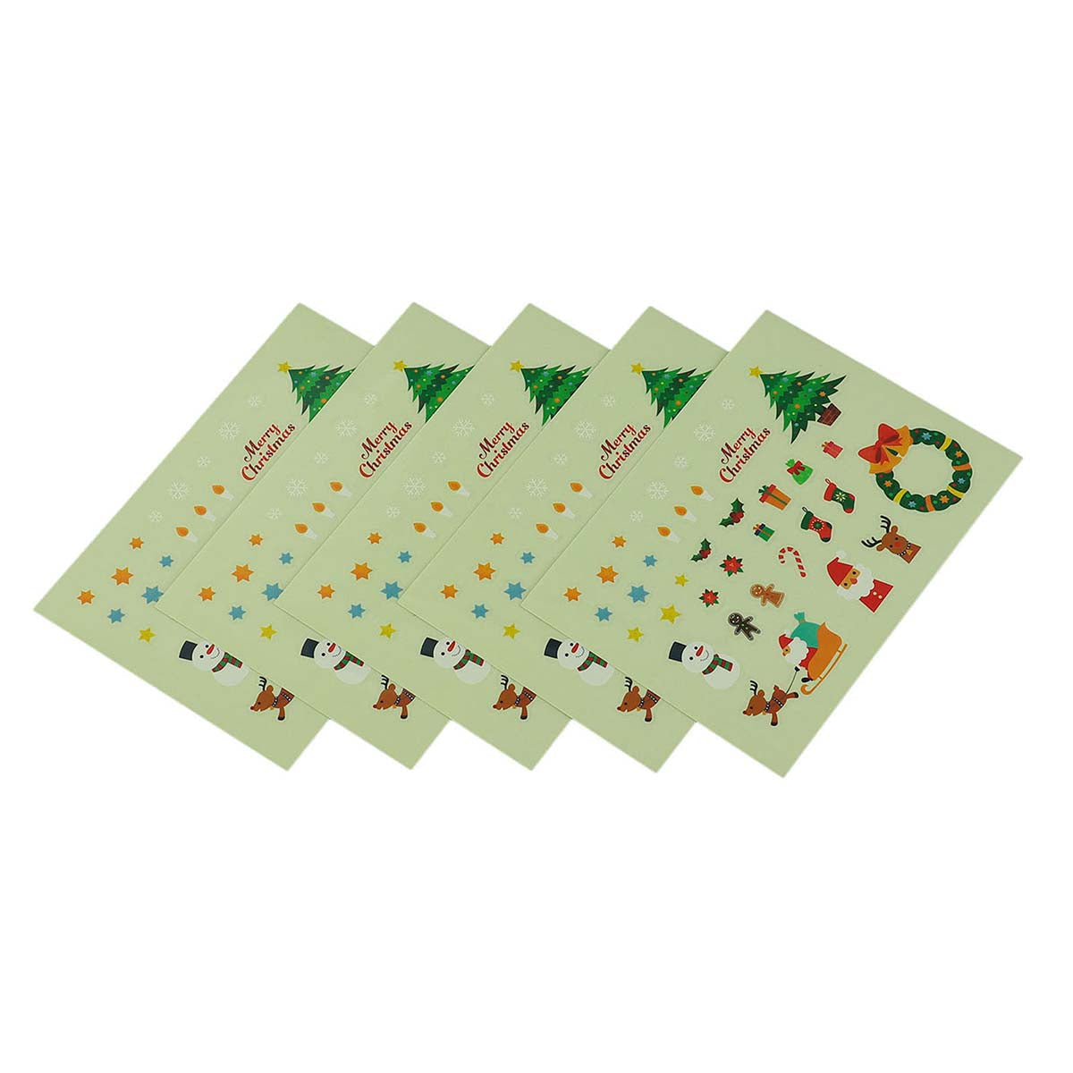 クリスマスシール　５枚セット　105×148mm