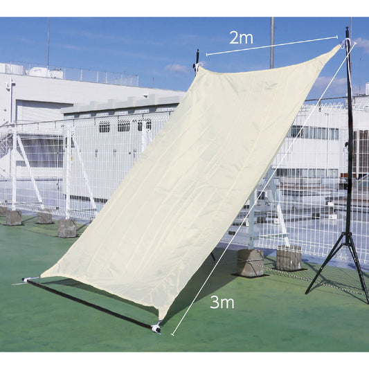 ＡＴサンシェード　クリーム色　3×2m