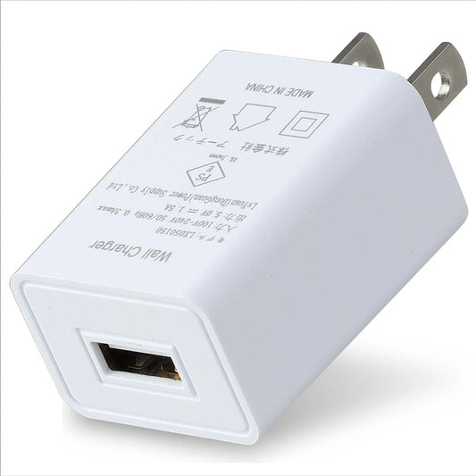 ＵＳＢ電源ＡＣアダプター（ＤＣ５Ｖ１．５Ａ）白