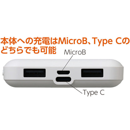 モバイルバッテリー１００００ｍＡｈ　140×70×15mm