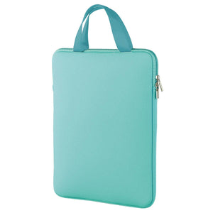 ＰＣタブレット用クッションケース　Ｌ　アクアグリーン