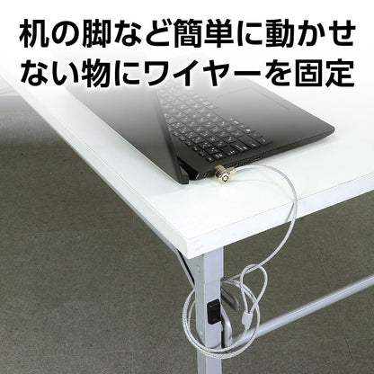 セキュリティワイヤー　1.2m