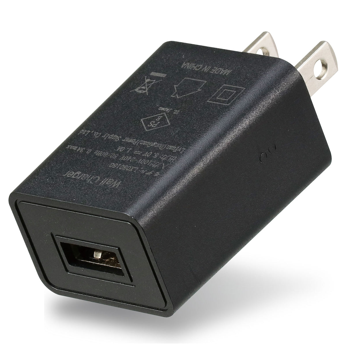 ＵＳＢ電源ＡＣアダプター　黒（ＤＣ５Ｖ１．５Ａ）